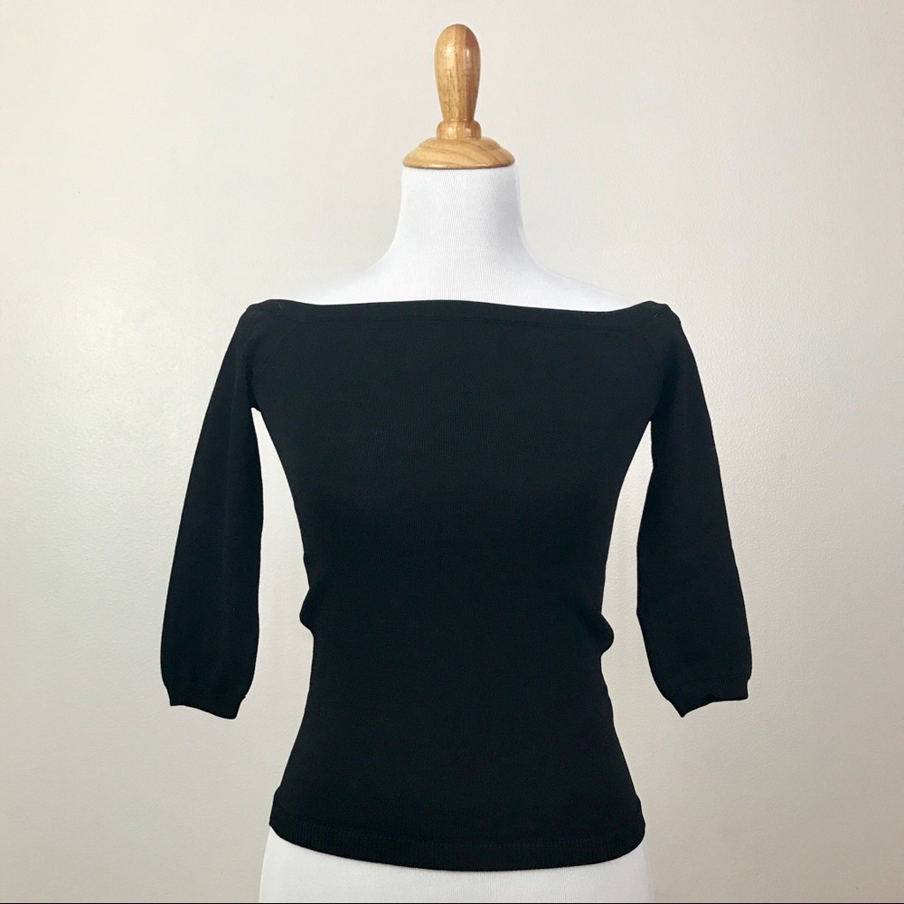 Forever 21 | Black off shoulder crop too