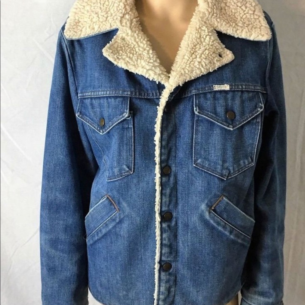 Vintage denim jacket "do nothing by sedgefield"