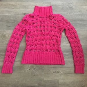 Pink Turtleneck Sweater