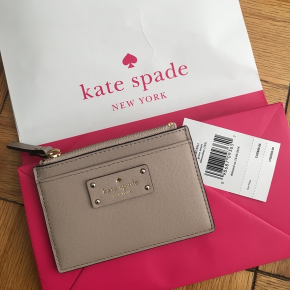 SALE! NWT Kate Spade card and coin pouch - Picture 1 of 3