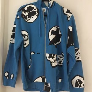 stussy skull hoodie