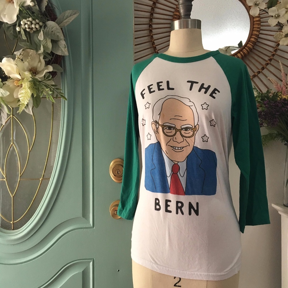 ‼️SALE‼️ Feel The Bern/Bernie Sanders Baseball Tee