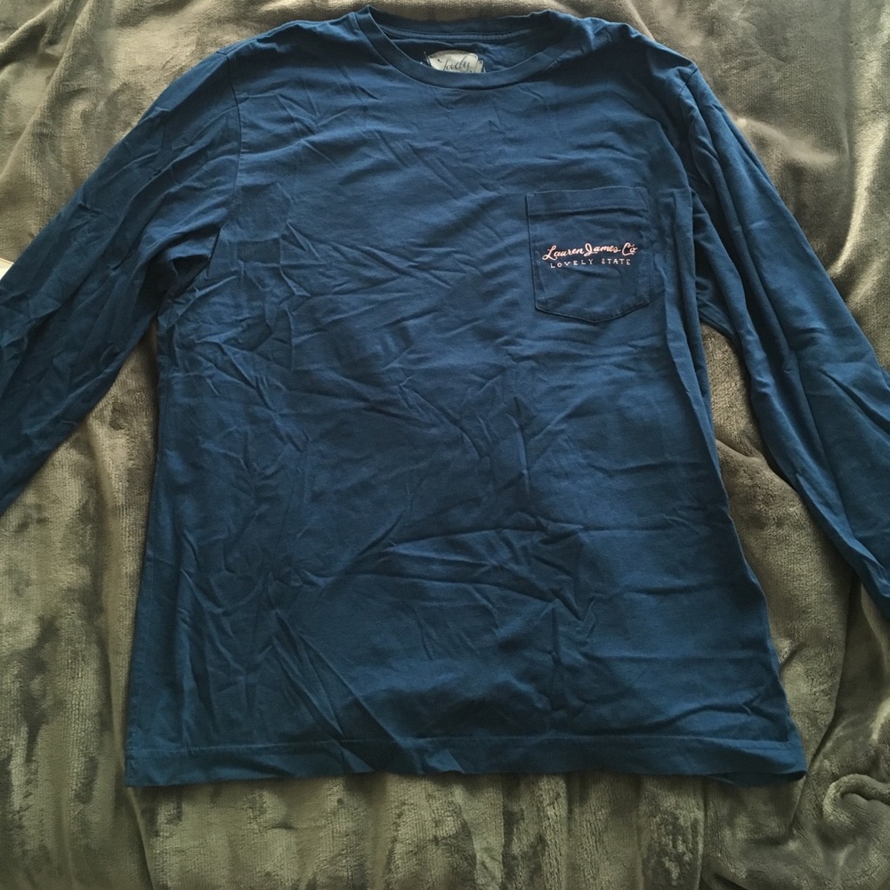 Navy Lauren James long sleeve tee