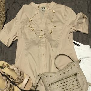 Tan blouse