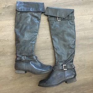 Grey Boots