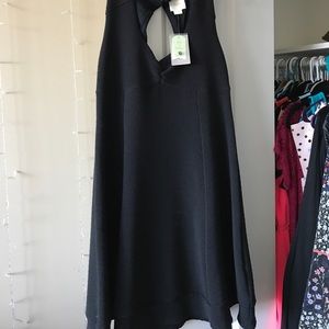 Anthropologie Black formal dress