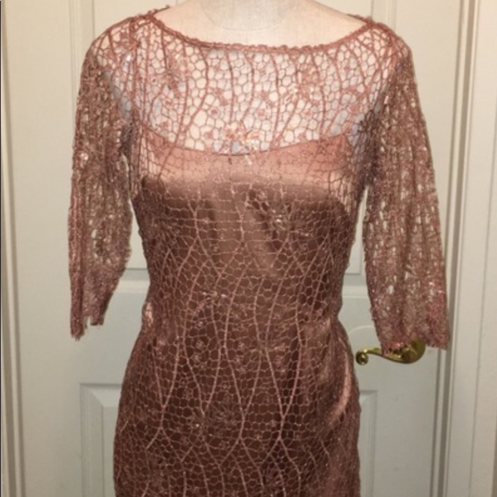 Kay Unger Cocktail Dress - Bronze