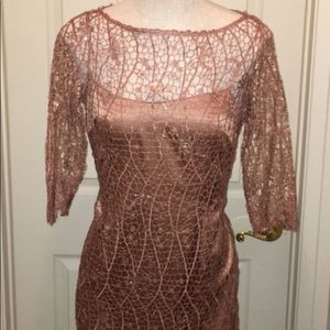 Kay Unger Cocktail Dress - Bronze