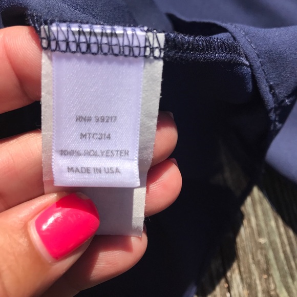 Cold Shoulder Charming Charlie Peasant Top - Picture 5 of 6