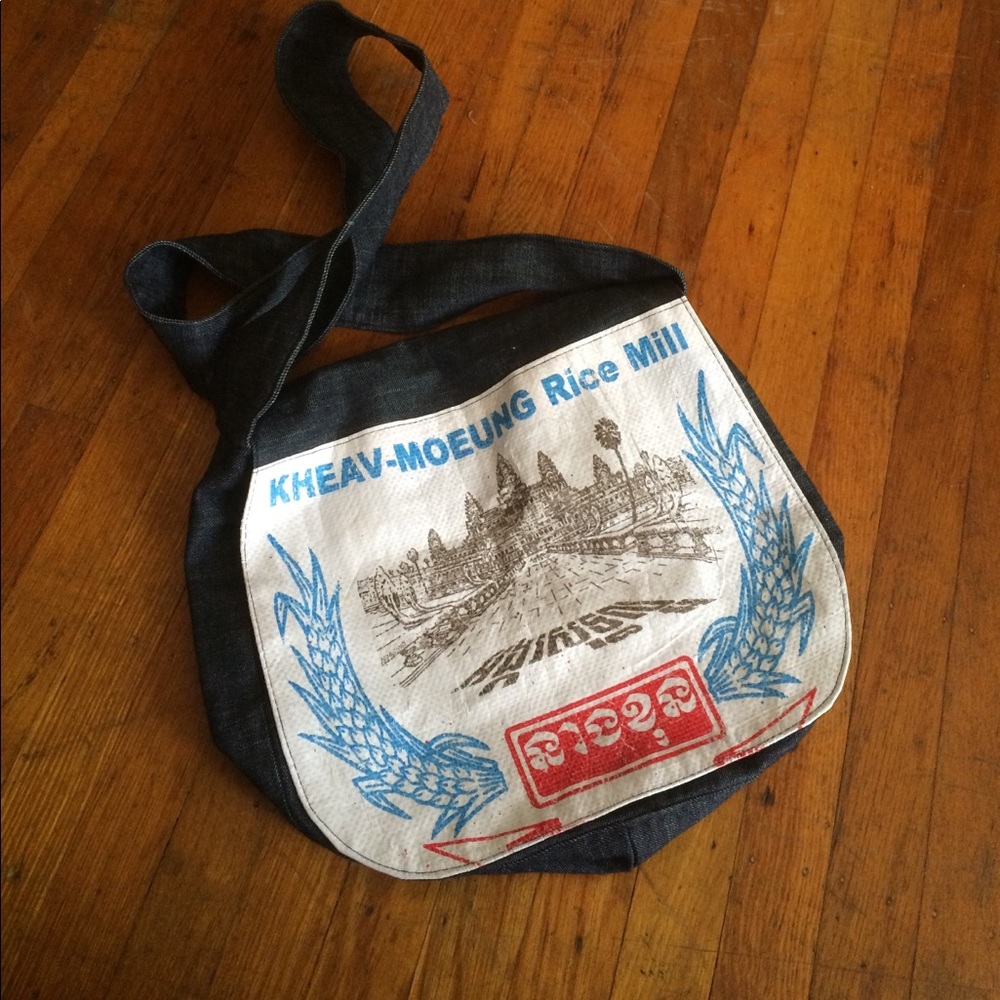 Denim Messenger bag (one of a kind)