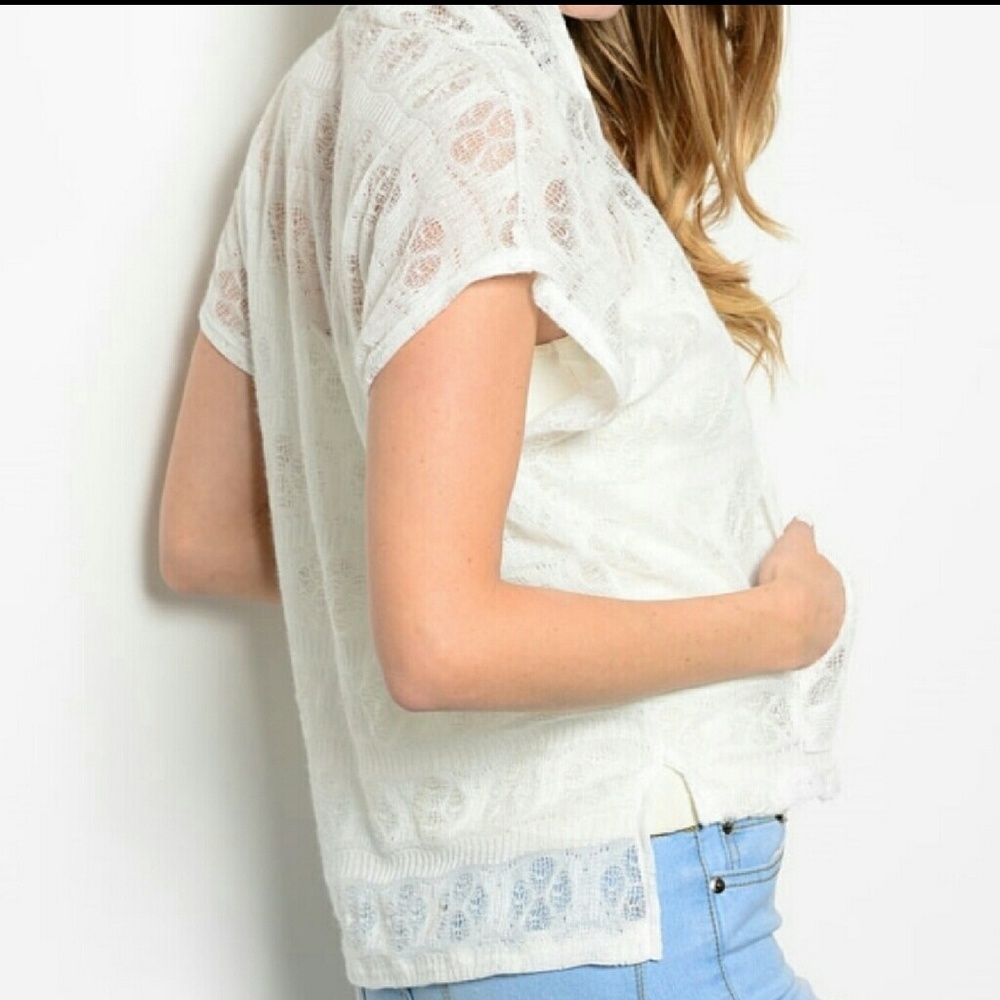 Hooded Lace Top