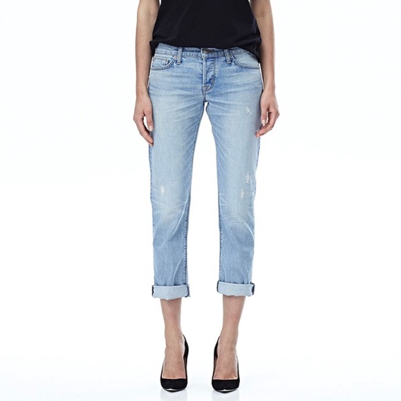 Hudson Jeans Denim - 🇬🇧 HUDSON RILEY CROP RELAXED STRAIGHT JEANS