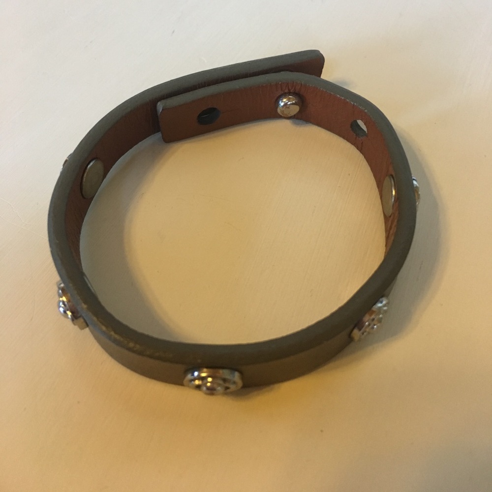 Like New Stella and Dot Leather Wrap Bracelet