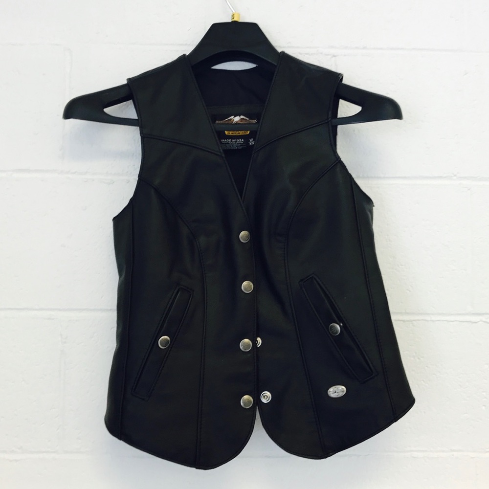 Women's XS Harley-Davidson Leather Vest