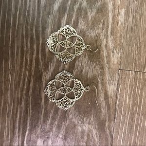 Kendra Scott Gold Statement Earring