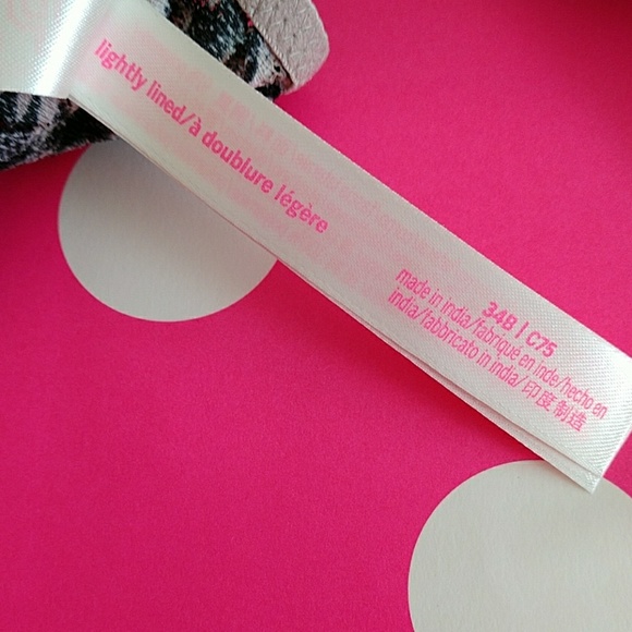 Size 34B PINK  LIGHTLY LINED BRA & BOYSHORT S - Picture 6 of 8