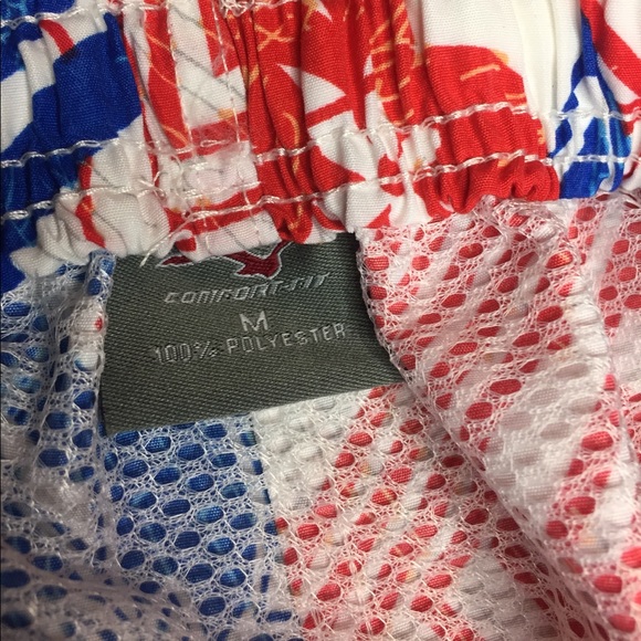 Men's Patriotic Swim Trunks - Picture 3 of 3