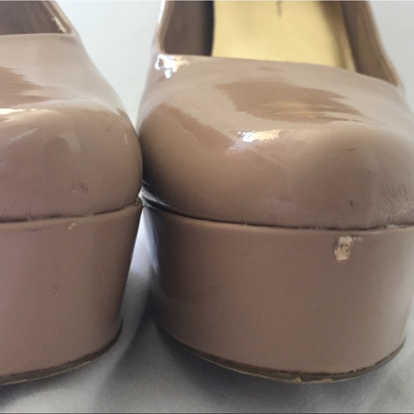 Nude Platform Pumps - Picture 3 of 6