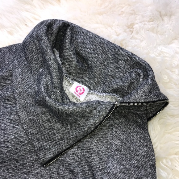 Grey Pull-Over Sweater with Zipper! - Picture 3 of 7