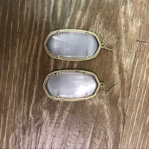 Slate Gray Kendra Scott Earrings