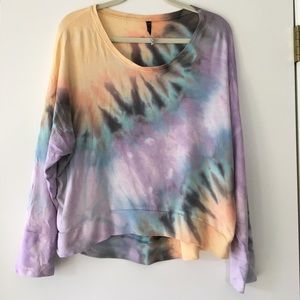 Brightly twisted cotton long sleeve shirt