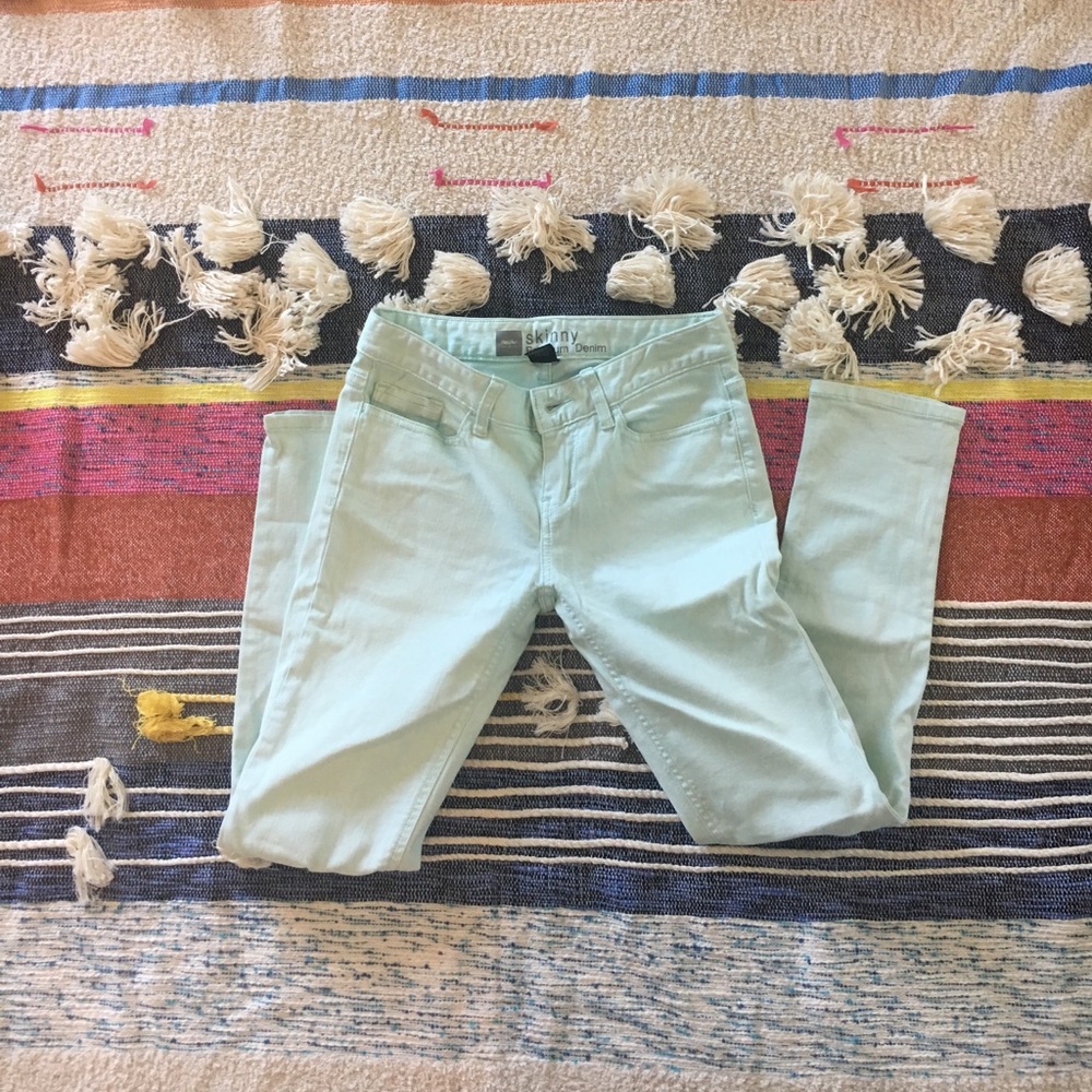 Mint Green Jeans