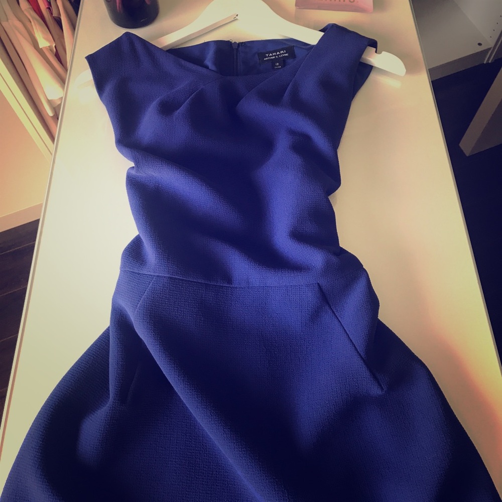 Tahari Blue Dress