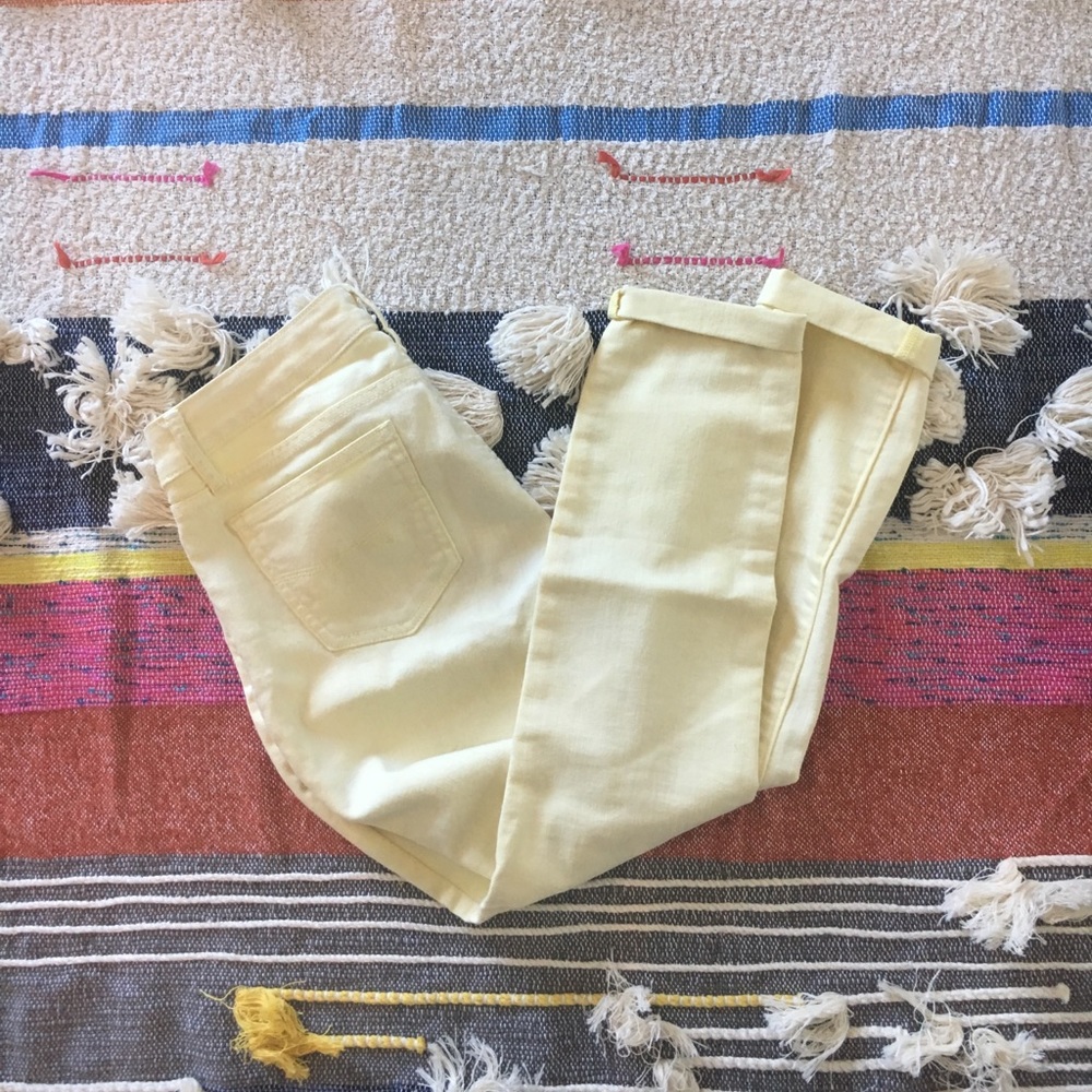 Buttery soft and yellow jeans