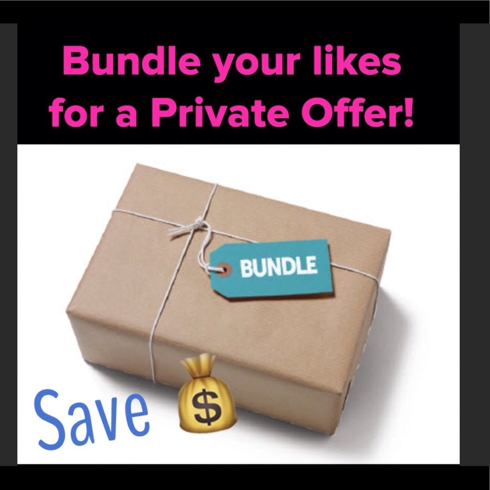 Bundle your likes, I'll send you a private offer🛍