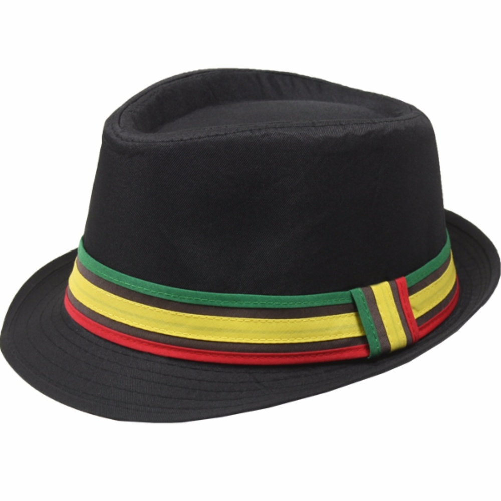 RAINBOW Fedora Hat Wedding Formal CAP MEN WOMEN