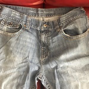 Guess rancho boot but jean like new 38 32