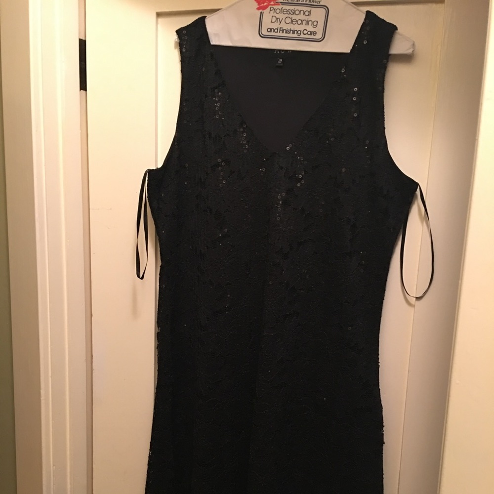 Black evening dress