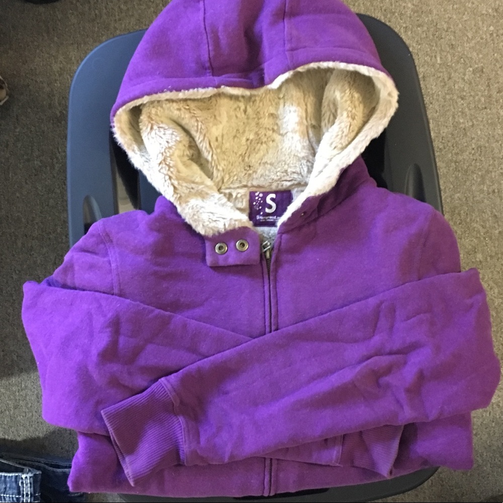 Hemp Hoodlamb Fur Lined Hoodie
