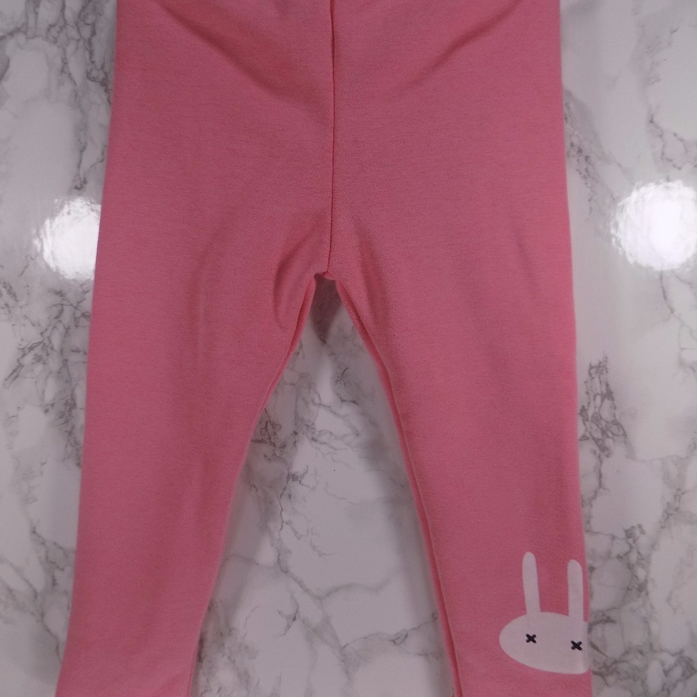 Pink Bunny Legging. kids.  :)
