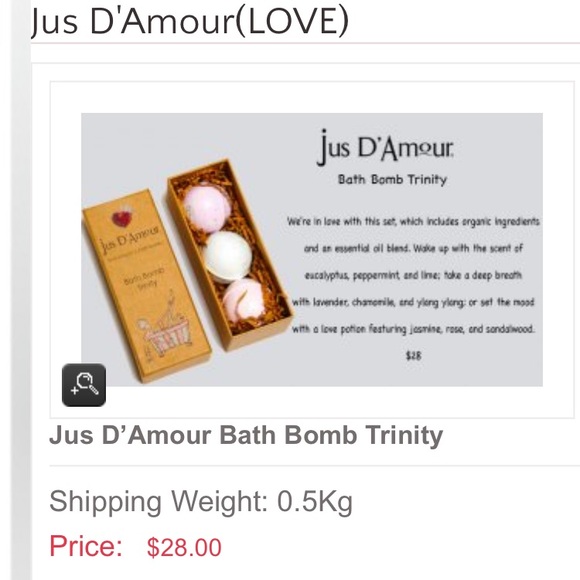 Jus D’Amour bath bombs - Picture 4 of 4