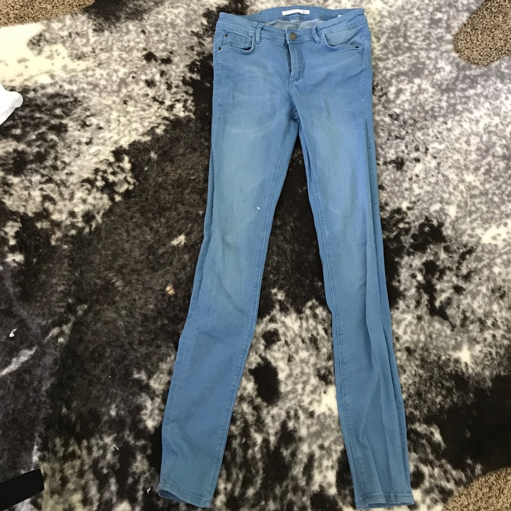 Zara Skinny Jeans Light Wash