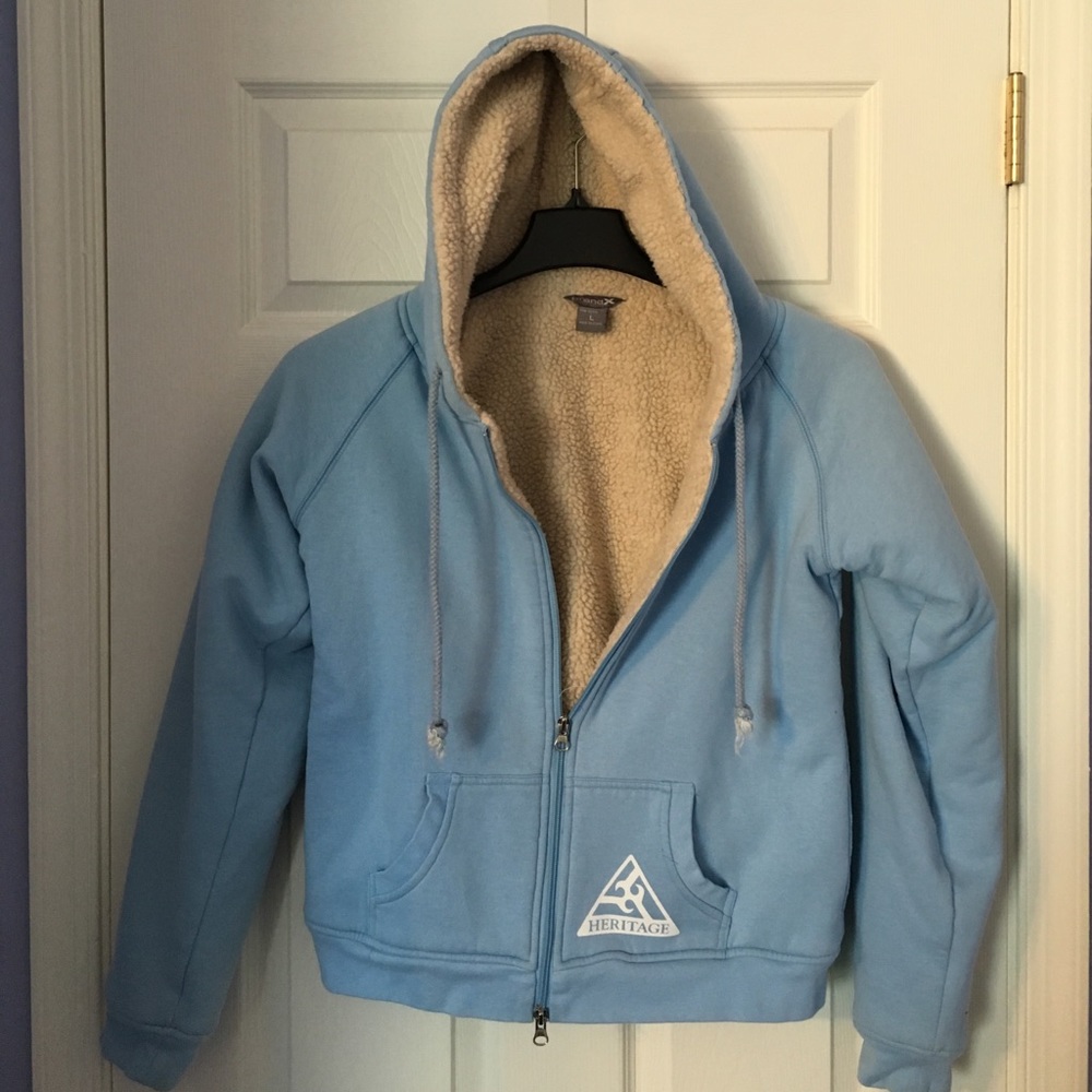 Fleeced Lined Hooded Sweatshirt