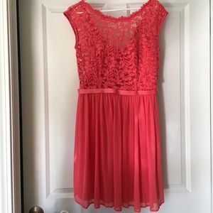 Coral dress
