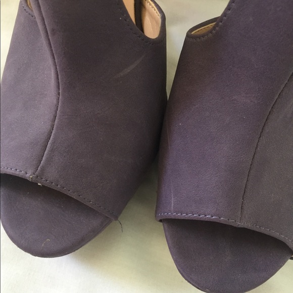 Purple Ankle Strap Heels - Picture 4 of 8