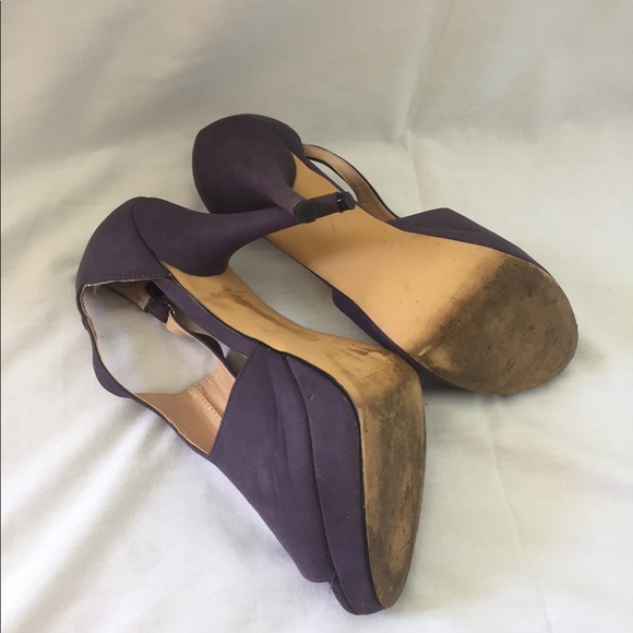 Purple Ankle Strap Heels - Picture 5 of 8
