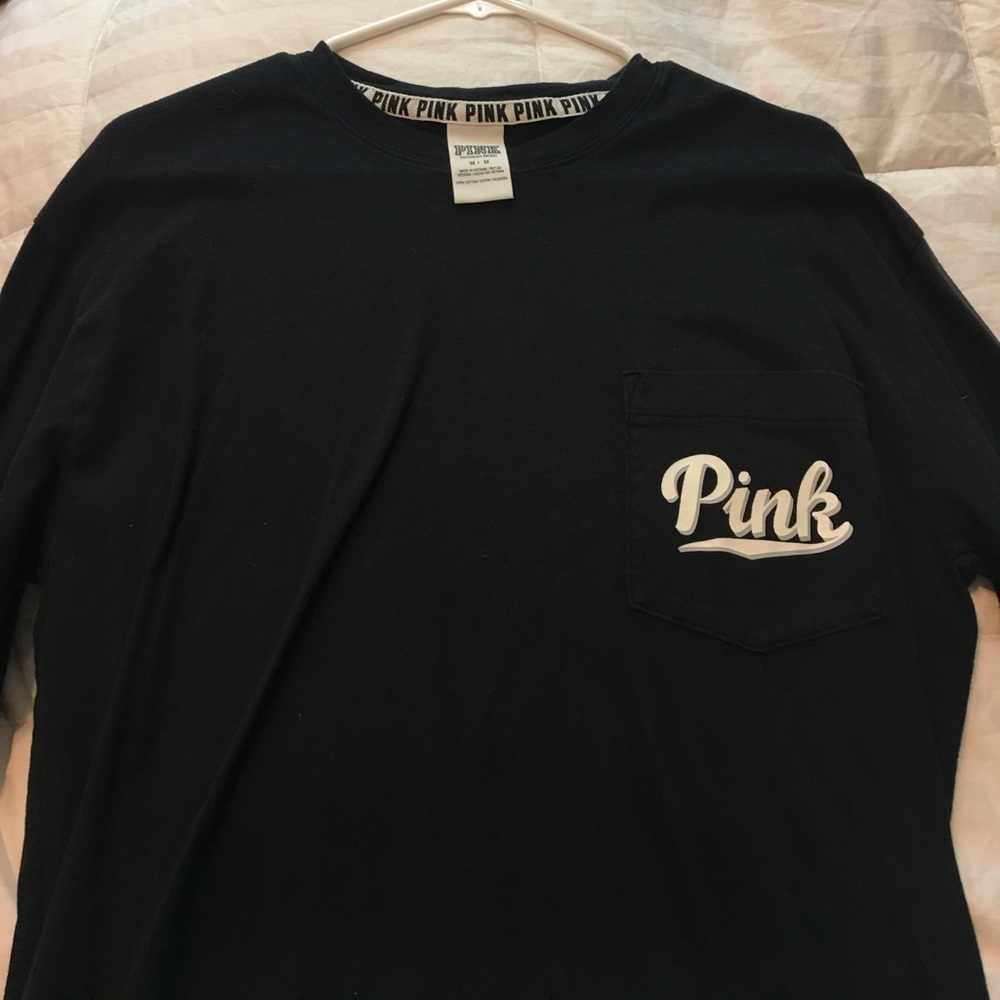 Vs pink black long sleeve