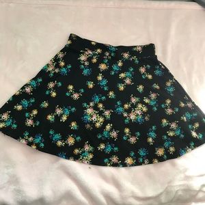 Floral skater skirt
