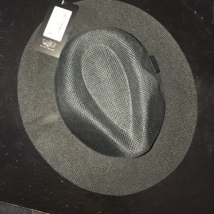 Black Fedora hat