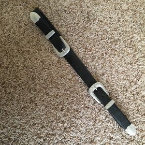 Double buckle belt