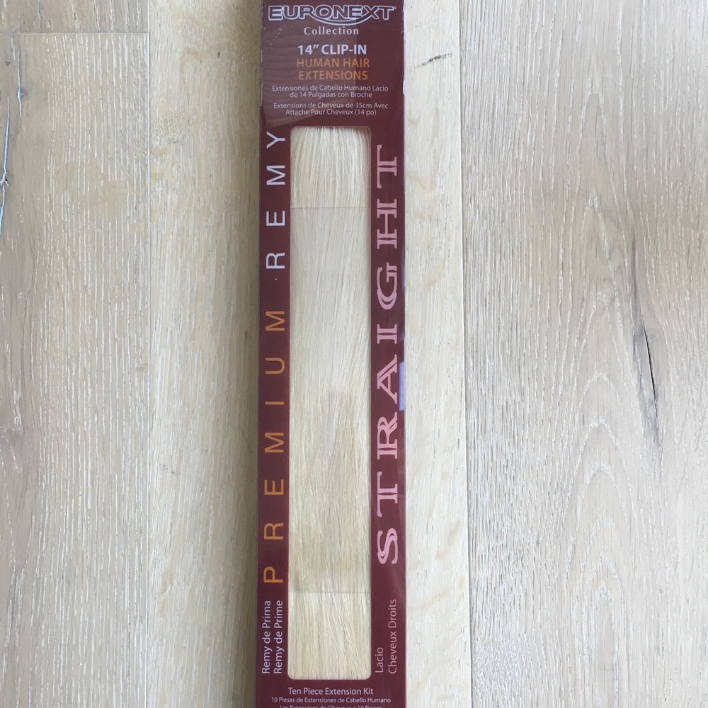 Euronext 14" Clip-In Human Hair Extensions