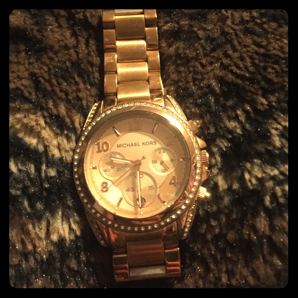 Authentic gold Michael Kors women's watch