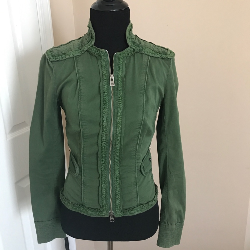 Army green Armani Exchange jacket XS