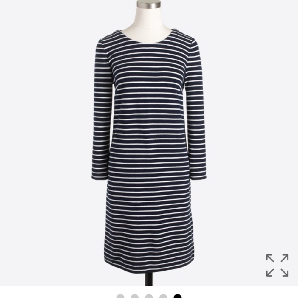 J. Crew striped maritime dress