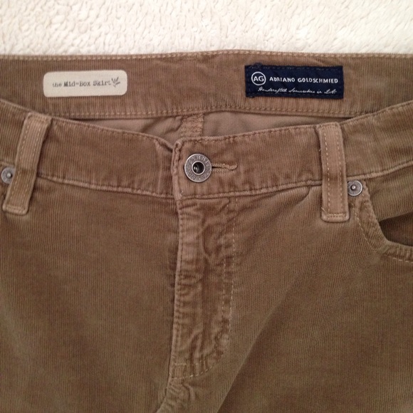 🎉HP🎉AG Adriano Goldschmied Corduroy Skirt - Picture 6 of 9