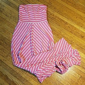 The Limited striped maxi dress size xs
